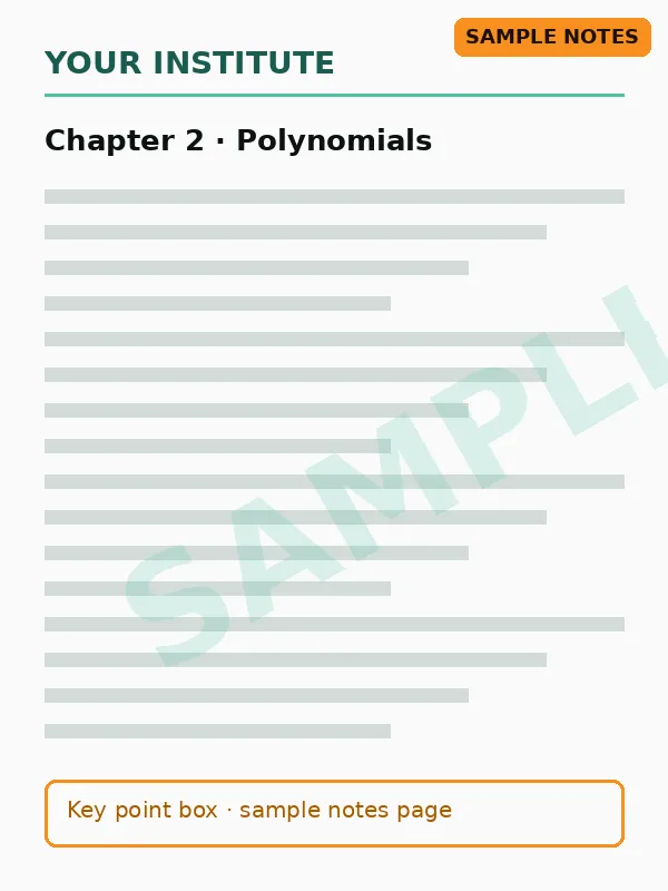 Class 10 Maths notes